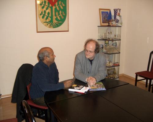Mit meinem Mittstreiter Volker Heiermann in Fredersdorf Vogelsdorf 